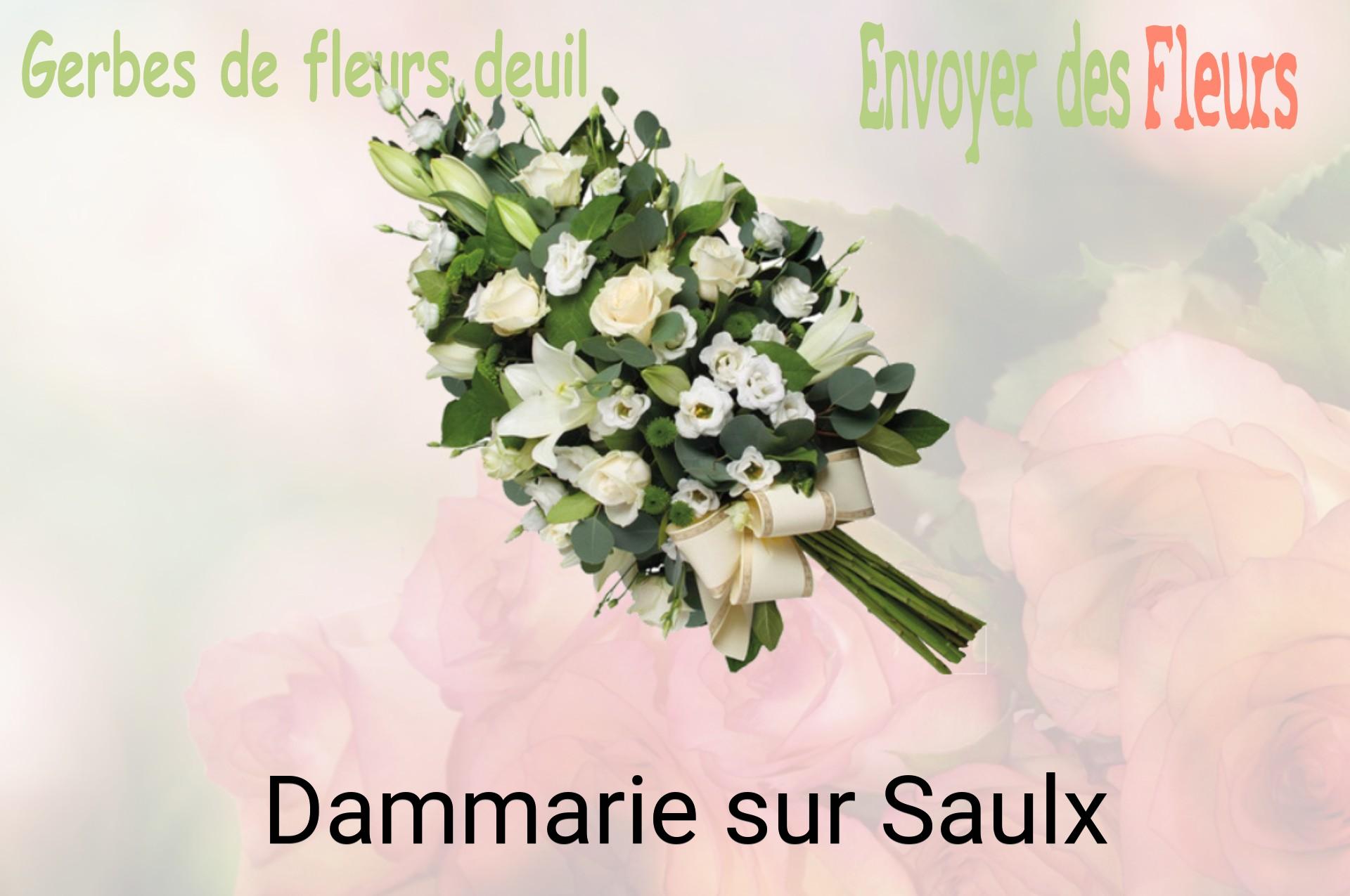 Gerbe de fleurs de deuil livrée à Dammarie-sur-Saulx